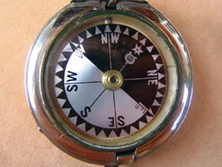 Close up view of Mother of Pearl dial
